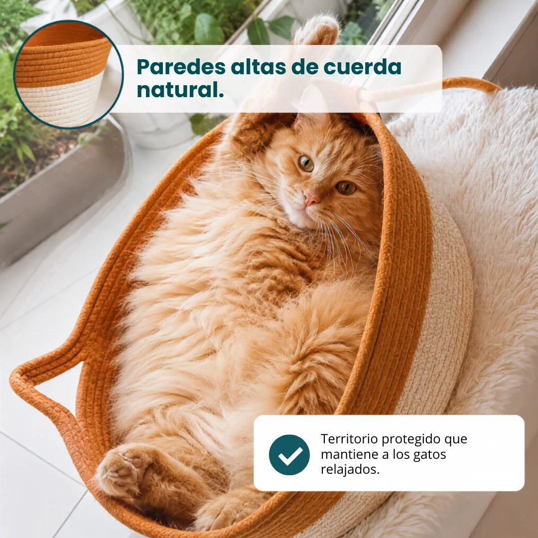 Cesta instinto rascado para gatos