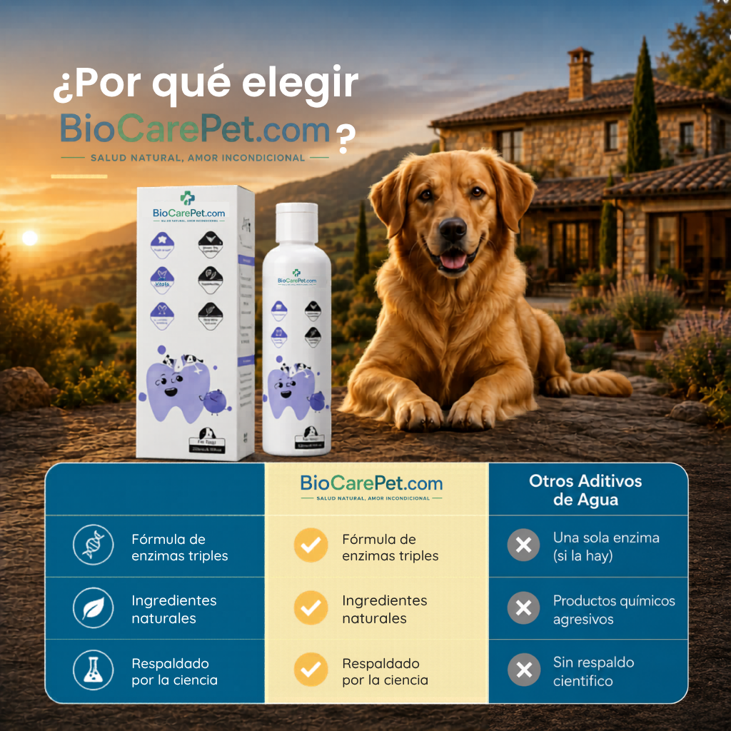Liquido dental perritos